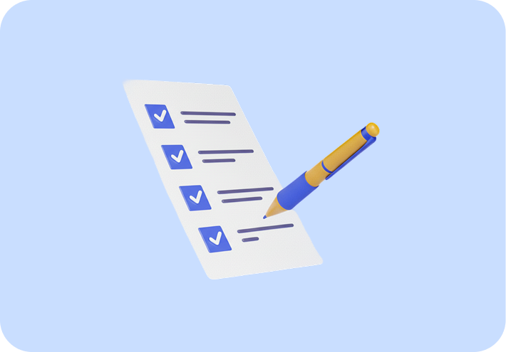 간단한 설문으로 맞춤형 인증 추천